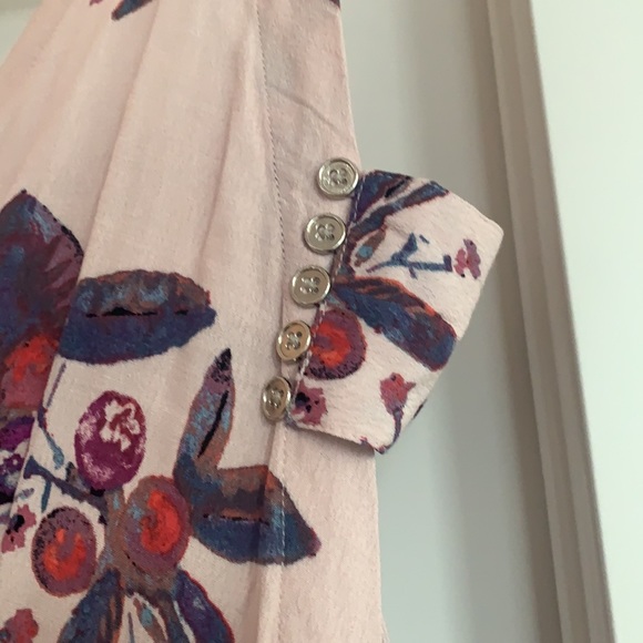 Free People Floral Jumpsuit - Size Small - Picture 4 of 7